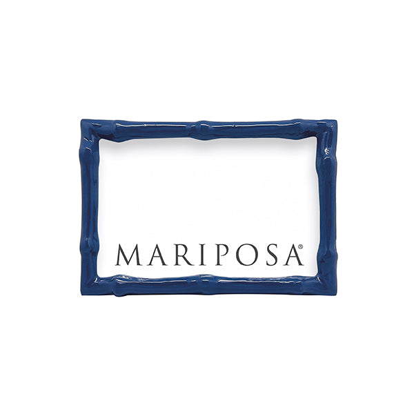 Load image into Gallery viewer, Mariposa Bamboo Blue 4x6 Frame
