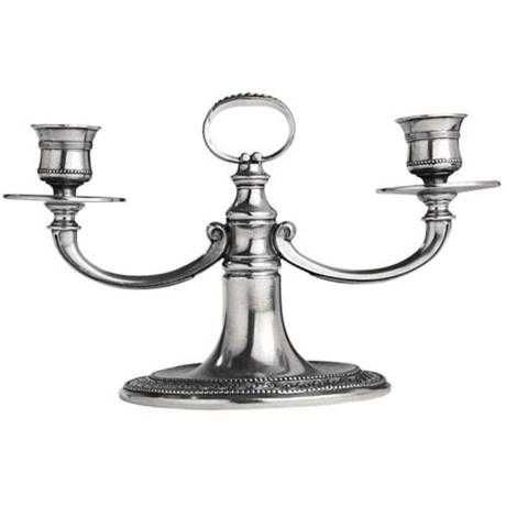 Royal Selangor Wave & Bead Candelabra