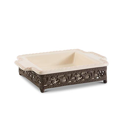 GG Collection Acanthus Scrolled Leaf Ceramic Baker