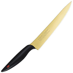 Kasumi Titanium Coated 7 3/4 Inch - Gold Carving Knife