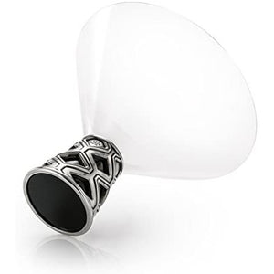 Royal Selangor Diamond Pattern Martini Glass with Wood Stem