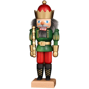 Christian Ulbricht Nutcracker - Red and Green King - 11.0"H