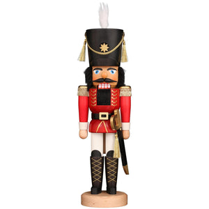 Christian Ulbricht Nutcracker - Red and Gold Soldier - 17.3"H