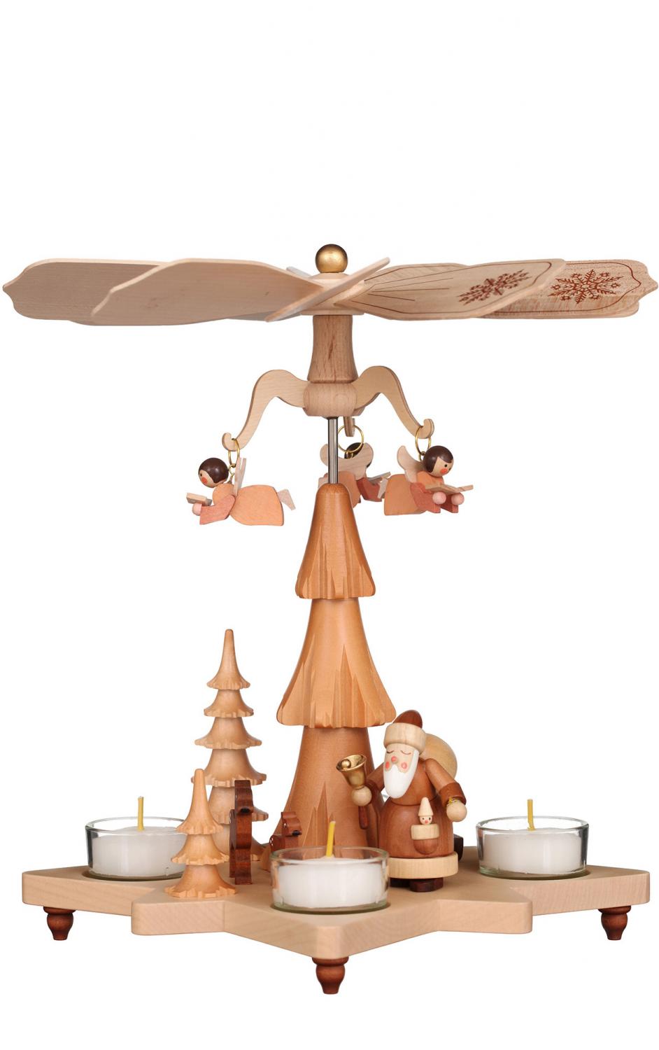 Christian Ulbricht Pyramid - Santa in Natural Wood Finish