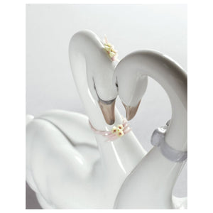 Lladro Endless Love Swans Figurine