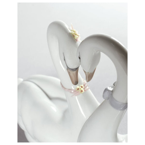 Load image into Gallery viewer, Lladro Endless Love Swans Figurine
