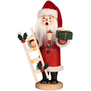 Christian Ulbricht Incense Burner - Smoker - Santa with Ladder 11.2"H