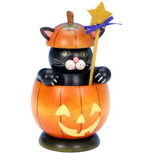 Christian Ulbricht Incense Burner - Cat - 6.75"H