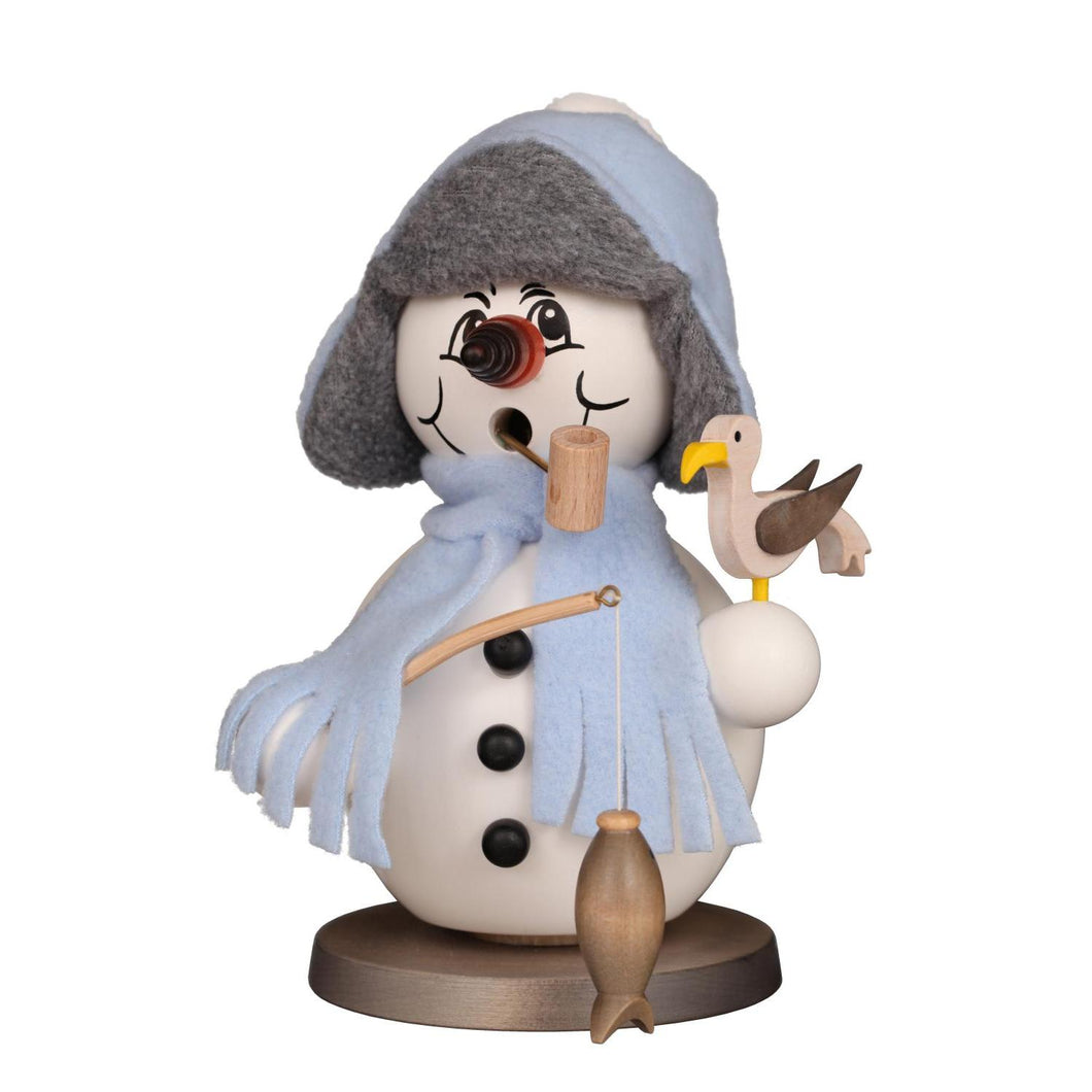 Christian Ulbricht Incense Burner - Smoker - Snowman Ice Angler - 7.5