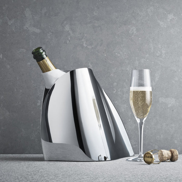 Load image into Gallery viewer, Georg Jensen Indulgence Champagne Cooler with Cloth
