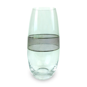 Michael Wainwright Panthera Platinum Glass Vase