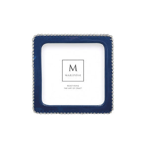 Mariposa Beaded Blue 5x5 Frame