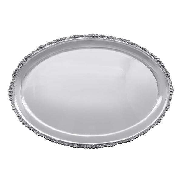 Mariposa Pearl Drop Oval Platter