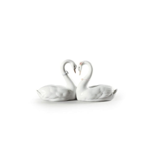 Lladro Endless Love Swans Figurine