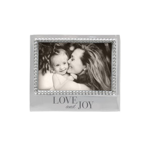 Mariposa LOVE & JOY 4x6 Beaded Frame