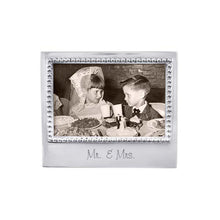 Load image into Gallery viewer, Mariposa MR. &amp; MRS. Beaded 4x6 Frame