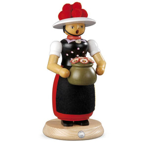 Müller - Mueller - Black Forest Lass - Incense Smoker - Large