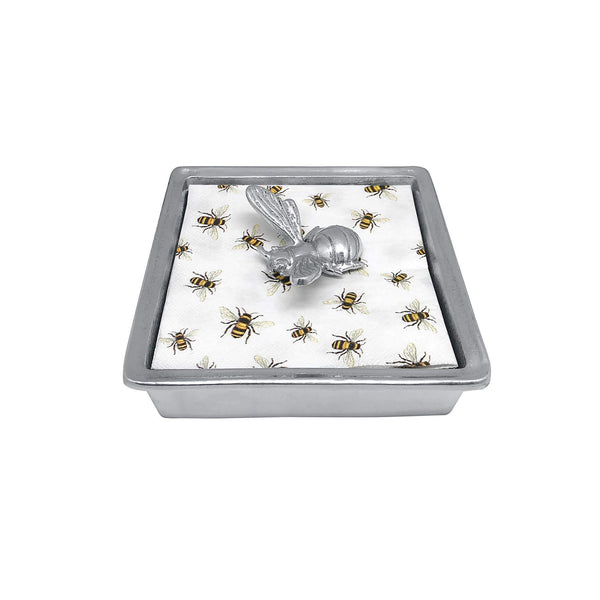 Load image into Gallery viewer, Mariposa Honeybee Napkin Box

