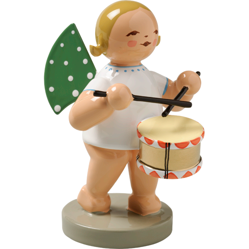 Wendt & Kuhn Angel with Drum Figurine