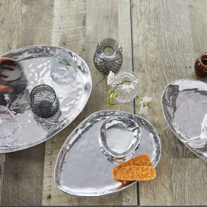 Mariposa Shimmer Large Oval Tray