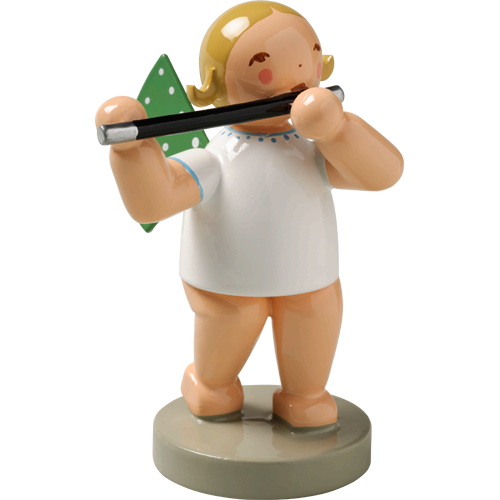 Wendt & Kuhn Angel with Transverse Flute Figurine