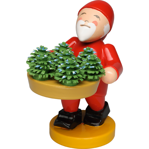 Wendt & Kuhn Gnome with Little Plants Figurine