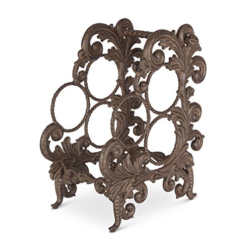 GG Collection Acanthus 3 Bottle Wine Holder