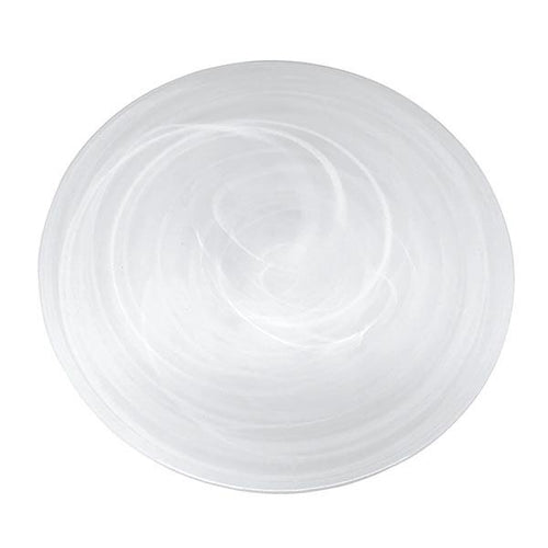 Mariposa White Alabaster Platter