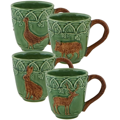 Bordallo Pinheiro Woods - Set of 4 assorted mugs