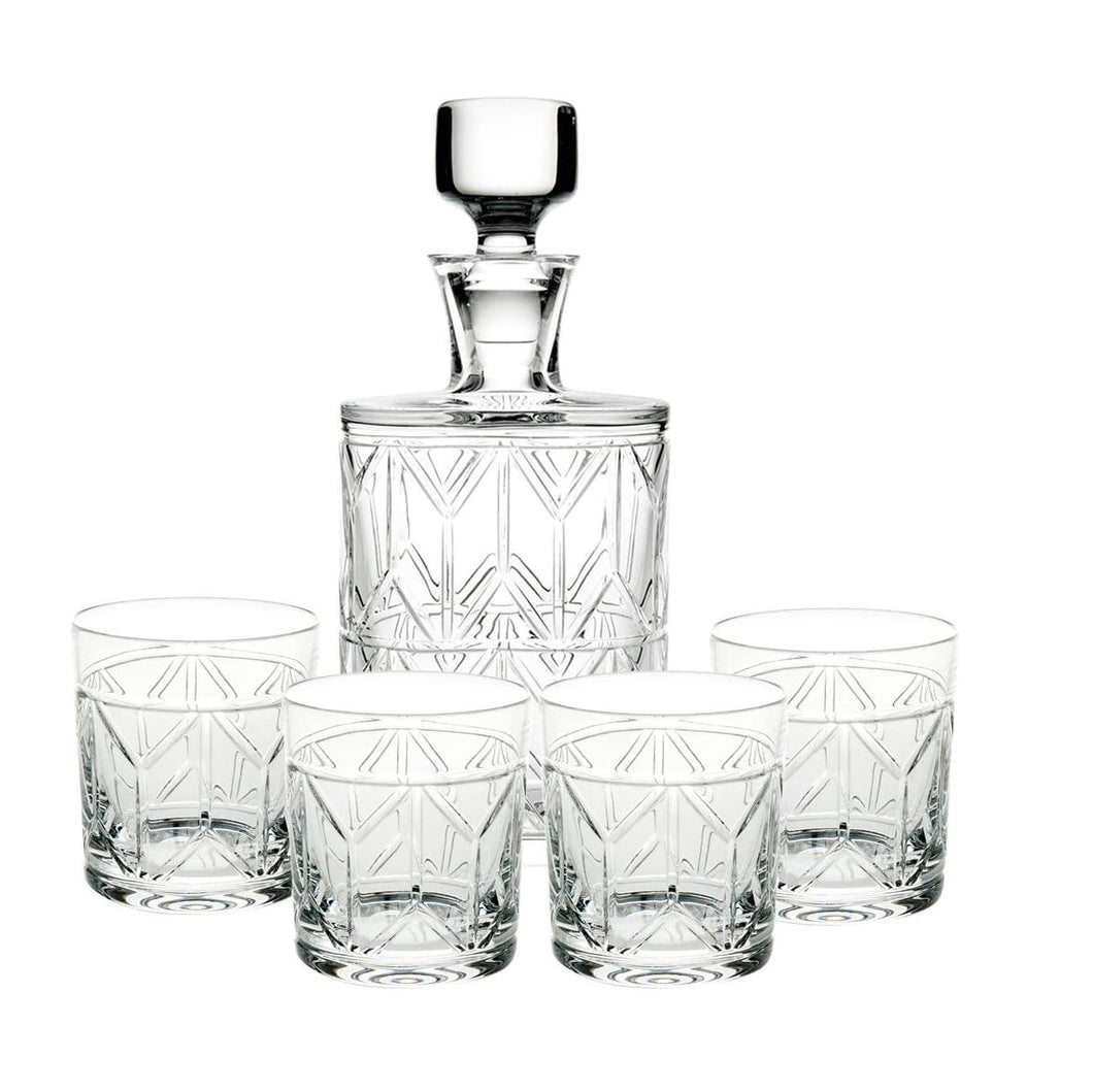 Vista Alegre Avenue - Case With Whisky Decanter And 4 Old Fashion