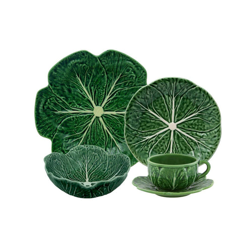Bordallo Pinheiro Cabbage - 16 Pieces set Green