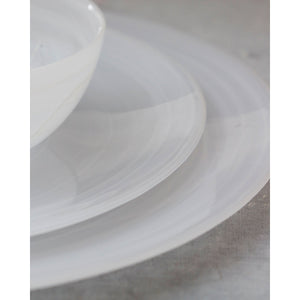 Mariposa Alabaster White Charger Plate (Set of 4)