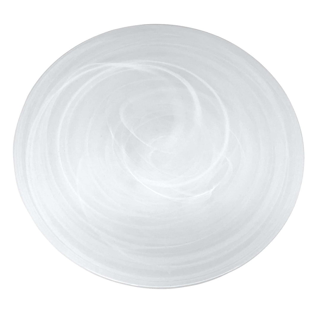 Mariposa Alabaster White Charger Plate (Set of 4)