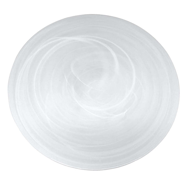 Load image into Gallery viewer, Mariposa Alabaster White Charger Plate (Set of 4)
