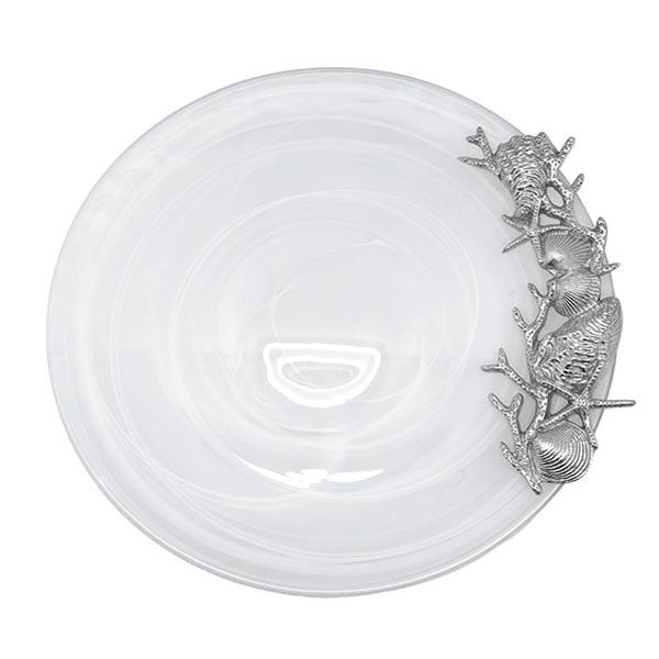 Load image into Gallery viewer, Mariposa White Alabaster Seaside Platter

