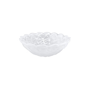 Mariposa Alabaster White Small Scallop Rim Bowl (Set of 4)