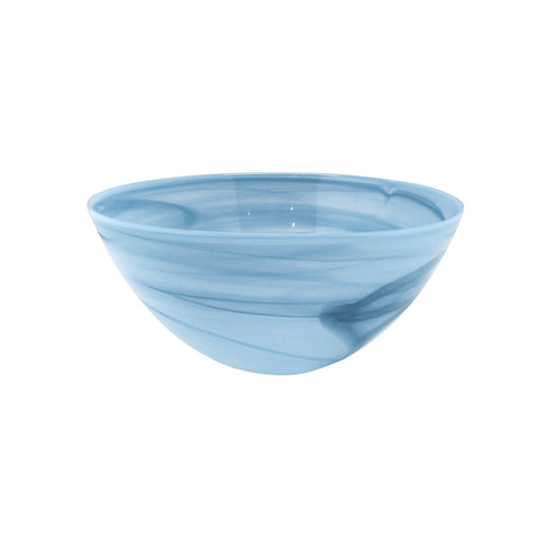 Mariposa Aqua Alabaster Medium Bowl
