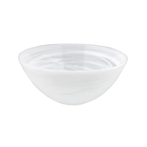 Mariposa Alabaster White Medium Bowl