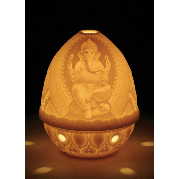 Load image into Gallery viewer, Lladro Lord Ganesha Lithophane - Votive
