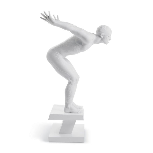 Load image into Gallery viewer, Lladro Swimmer Man Figurine
