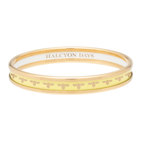 Load image into Gallery viewer, Halcyon Days - 6mm Bee - Buttercup - Gold - Bangle
