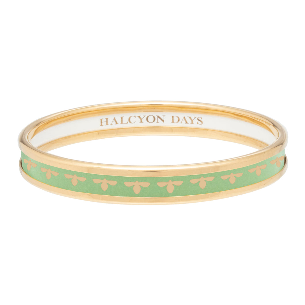 Halcyon Days - 6mm Bee - Meadow - Gold - Bangle