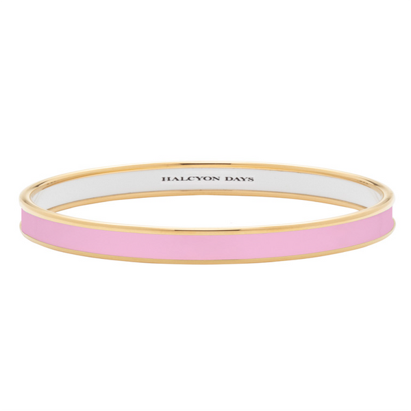 Load image into Gallery viewer, Halcyon Days - 6mm Pale Pink - Gold - Bangle
