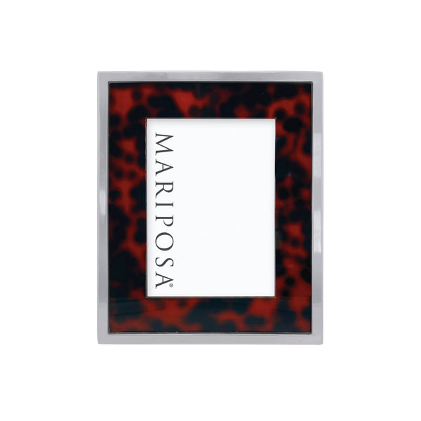 Load image into Gallery viewer, Mariposa Tortoise with Metal Border 5x7 Frame
