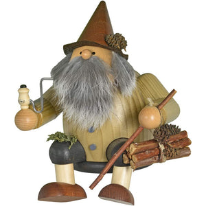 KWO Gnome, Sitting 5.9" Incense Smoker