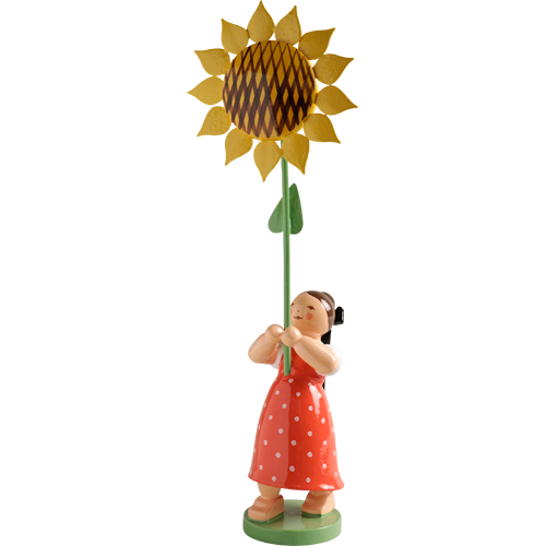 Wendt & Kuhn Girl with Sunflower Figurine