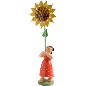 Wendt & Kuhn Girl with Sunflower Figurine