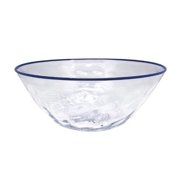 Load image into Gallery viewer, Mariposa Urchin Textured Large Bowl, Cobalt Rim
