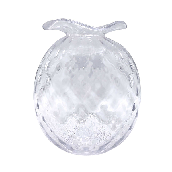 Load image into Gallery viewer, Mariposa Clear Pineapple Large Textured Bud Vase
