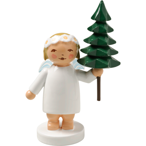 Wendt & Kuhn Marguerite angel with Tree Figurine